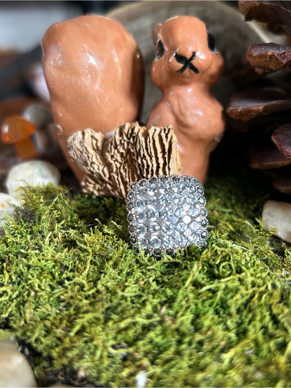 925 Sterling look at that back size 6 1/2 ring
